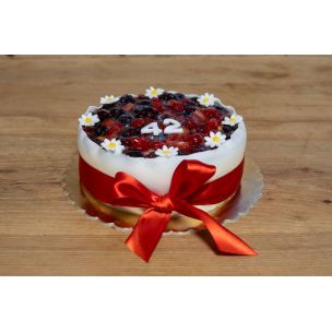 Ovocný dort s manžetou